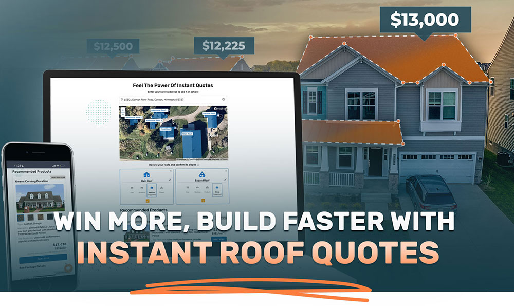 gane más y construya más rápido con las cotizaciones de techos instantáneas
